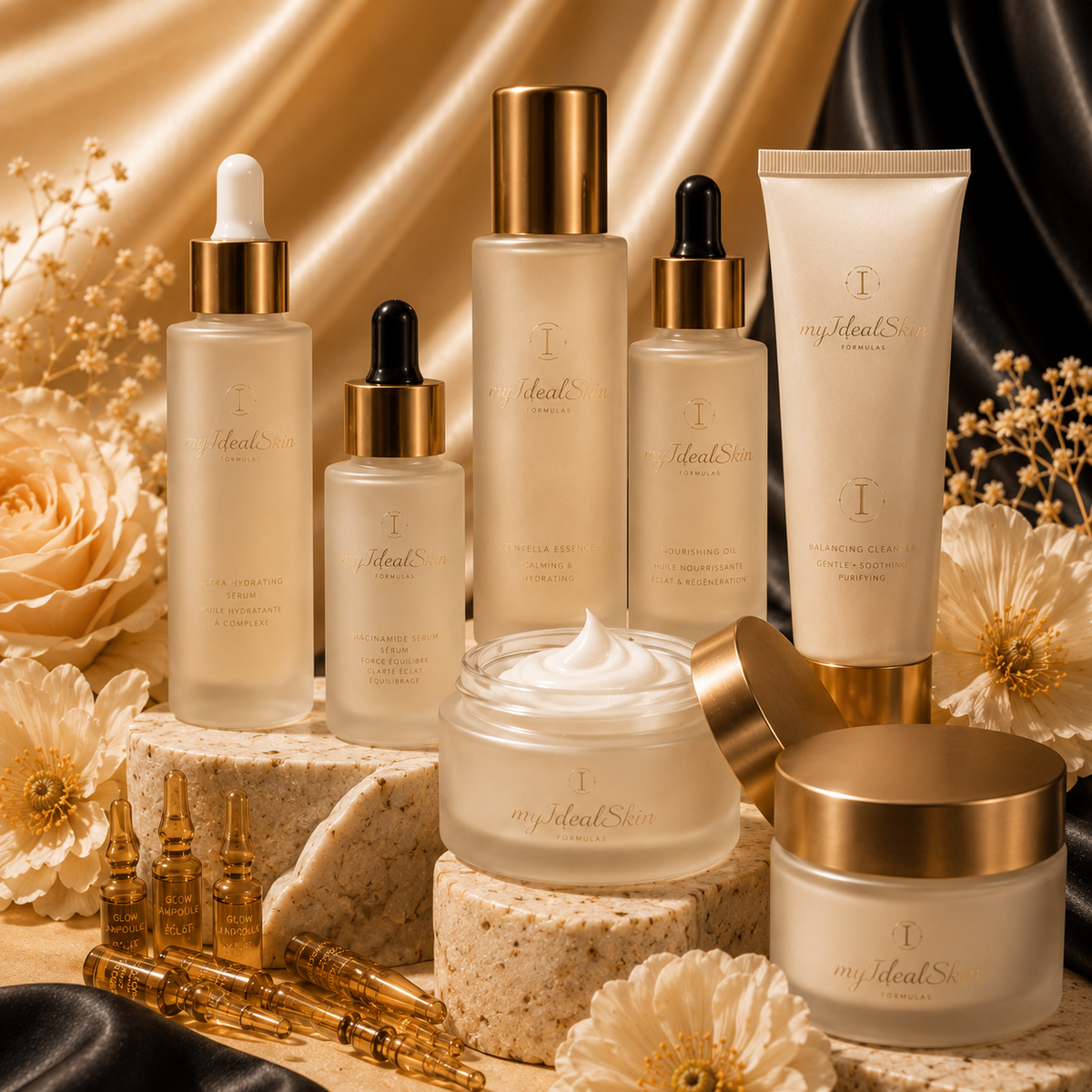 Luxusní pleťová dermokosmetika a kosmetická péče myIdealSkin pro zdravou, krásnou a zářivou pleť