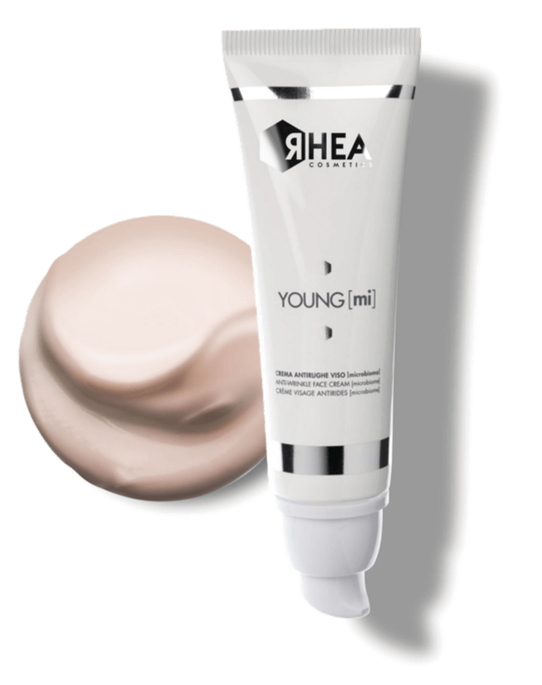 Rhea | Young [mi] | mikrobiomový pleťový krém proti vráskám | první vrásky a ztráta tonusu | 50 ml