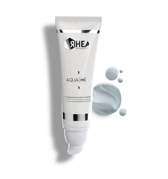 Rhea | Aqua [mi] | mikrobiomový hydratační pleťový krém | dehydratovaná, citlivá a oslabená pleť | 50 ml