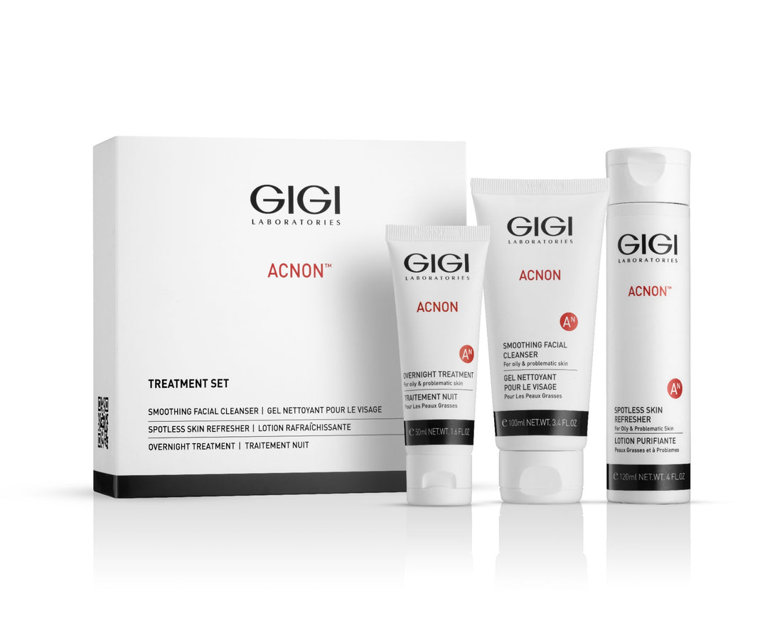 GIGI Laboratories | Acnon | set pro domácí péči | problematická pleť náchylná k akné | sada