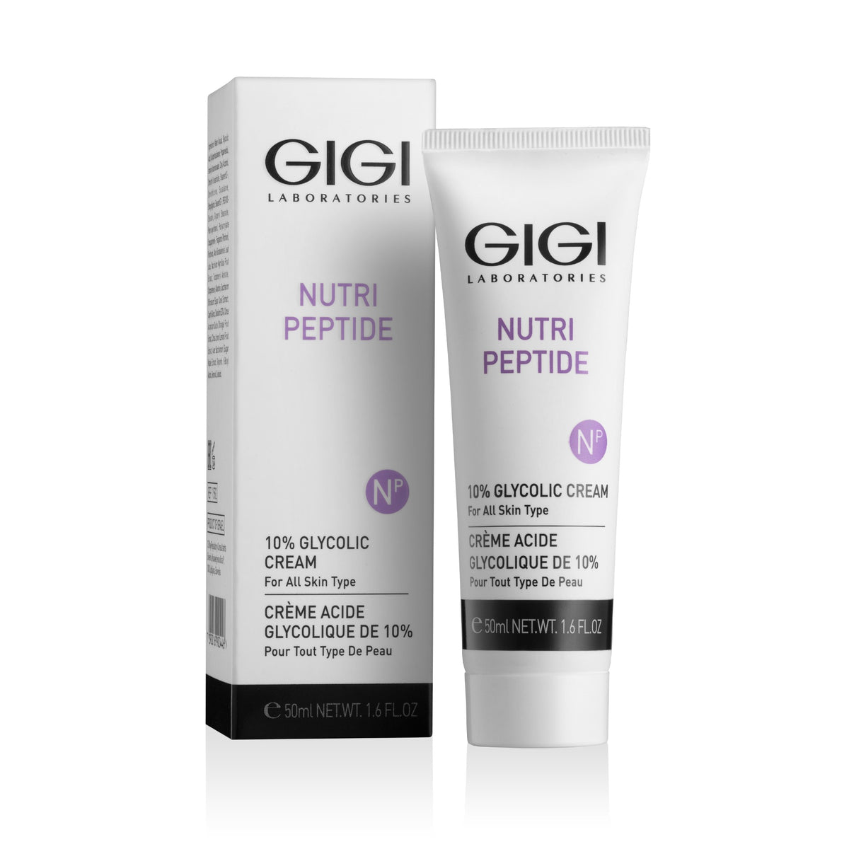GIGI Laboratories | Nutri Peptide | krém s 10% kyselinou glykolovou | všechny typy pleti | 50 ml