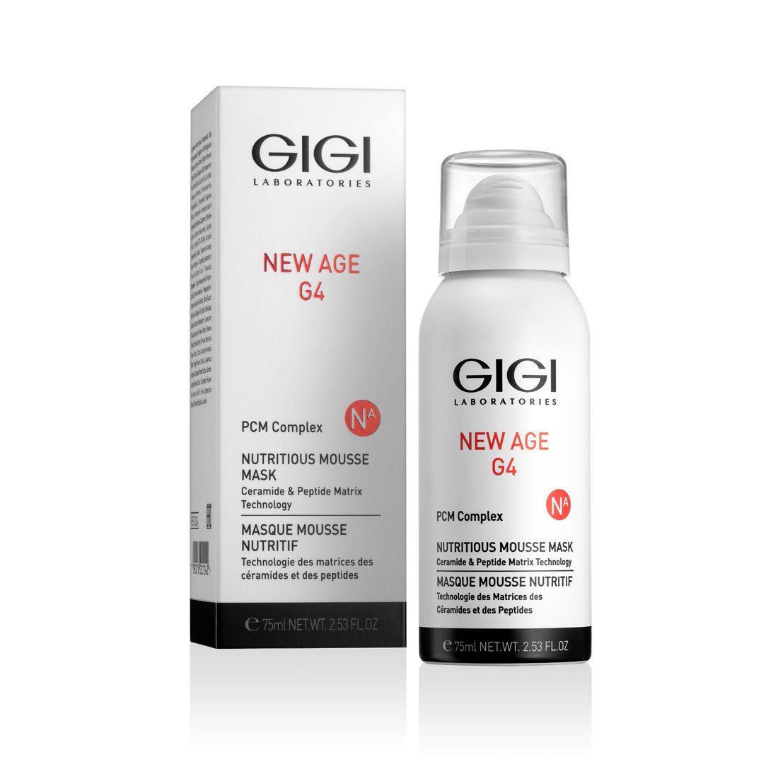 GIGI Laboratories | New Age G4 | hydratační mousse maska | suchá a unavená pleť | 75 ml