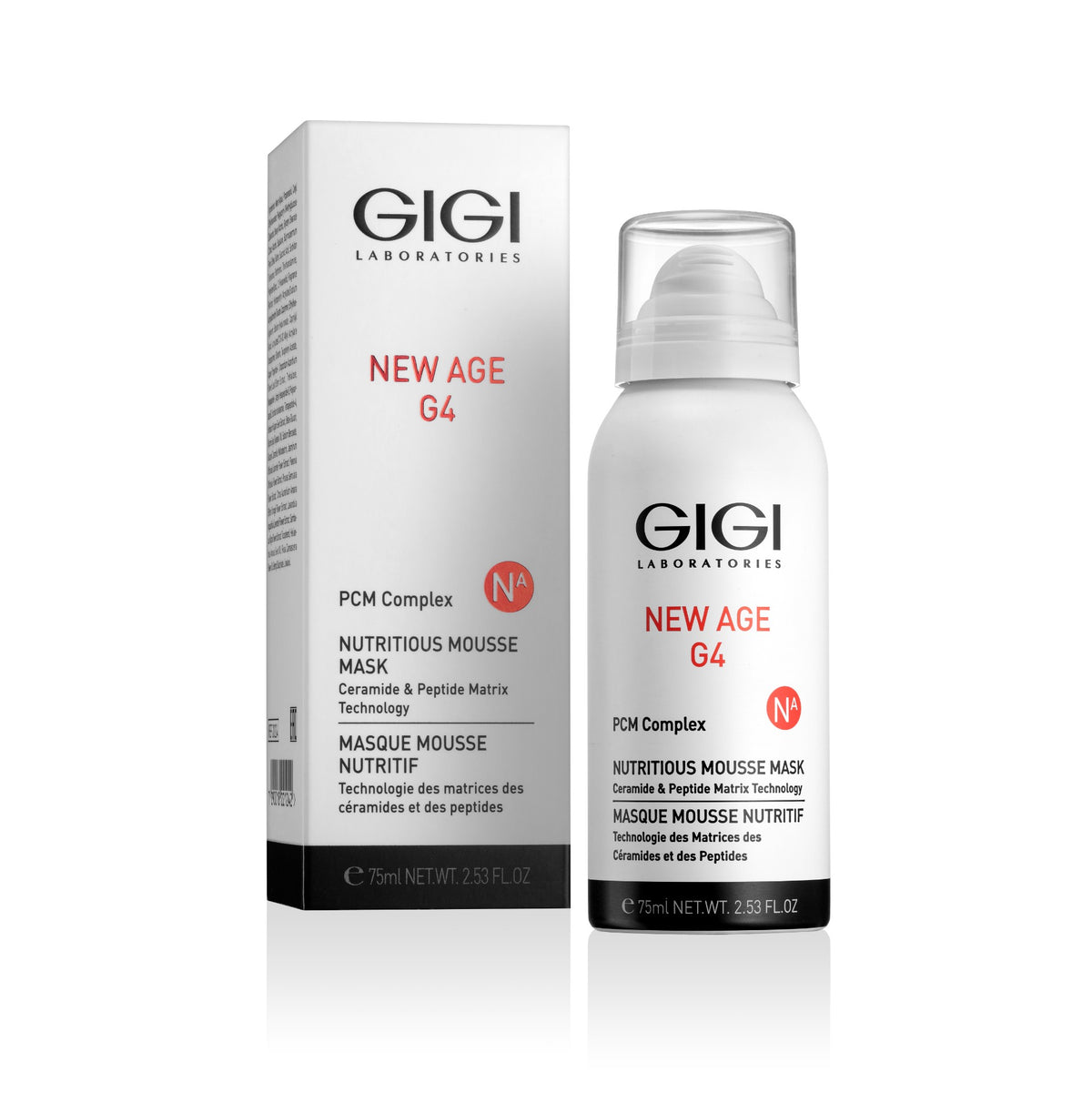 GIGI Laboratories | New Age G4 | hydratační mousse maska | suchá a unavená pleť | 75 ml
