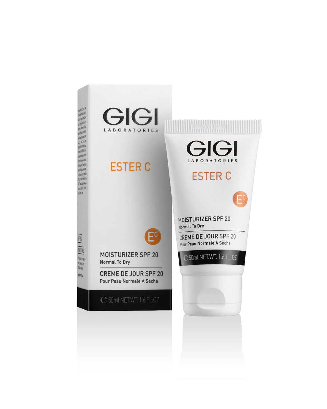 GIGI Laboratories | Ester C | hydratační krém SPF 20 | ochrana před UV zářením a rozjasnění pleti | 50 ml