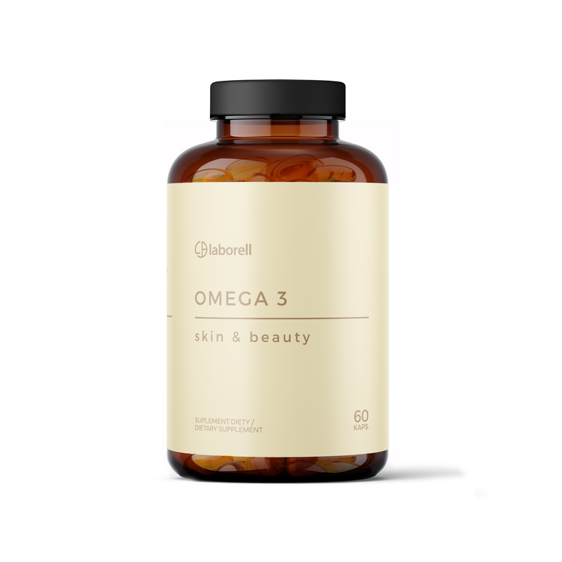 LABORELL Omega 3 s EPA DHA a vitaminem E 60 kapslí