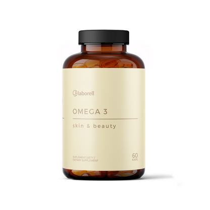 LABORELL Omega 3 s EPA DHA a vitaminem E 60 kapslí