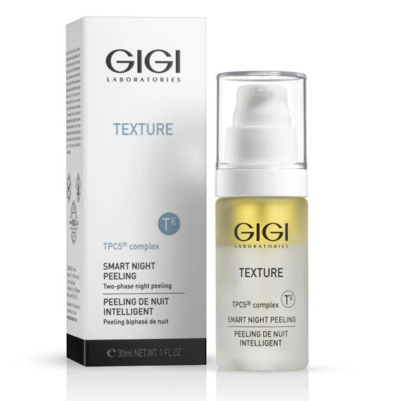 GIGI | TEXTURE | TPC5 Smart Night Peeling | noční peeling | všechny typy pleti, textura, vrásky a nerovnoměrný tón | 30 ml